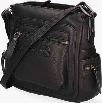 HILL BURRY Schoudertas in Zwart: voorkant