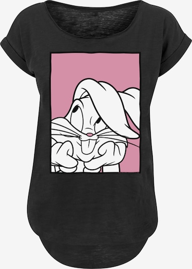F4NT4STIC T-shirt 'Looney Tunes Bugs Bunny Adore' en éosine / noir / blanc, Vue avec produit