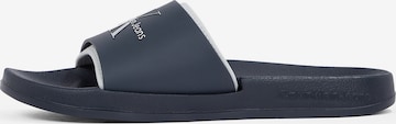 Calvin Klein Muiltjes in Blauw: voorkant