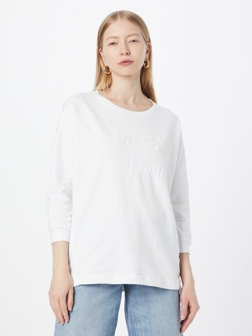Soccx Μπλούζα φούτερ σε λευκό: μπροστά