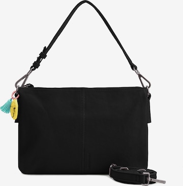 FREDsBRUDER Schoudertas 'Take A Smile' in Zwart: voorkant