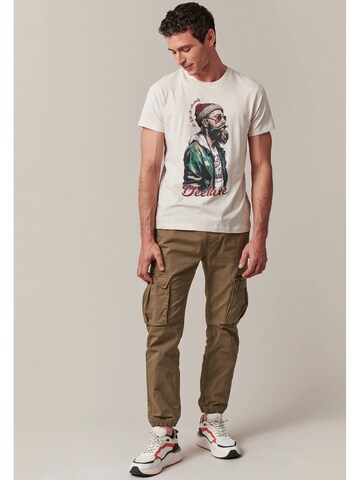 T-Shirt 'Hipster' Deeluxe en blanc : devant