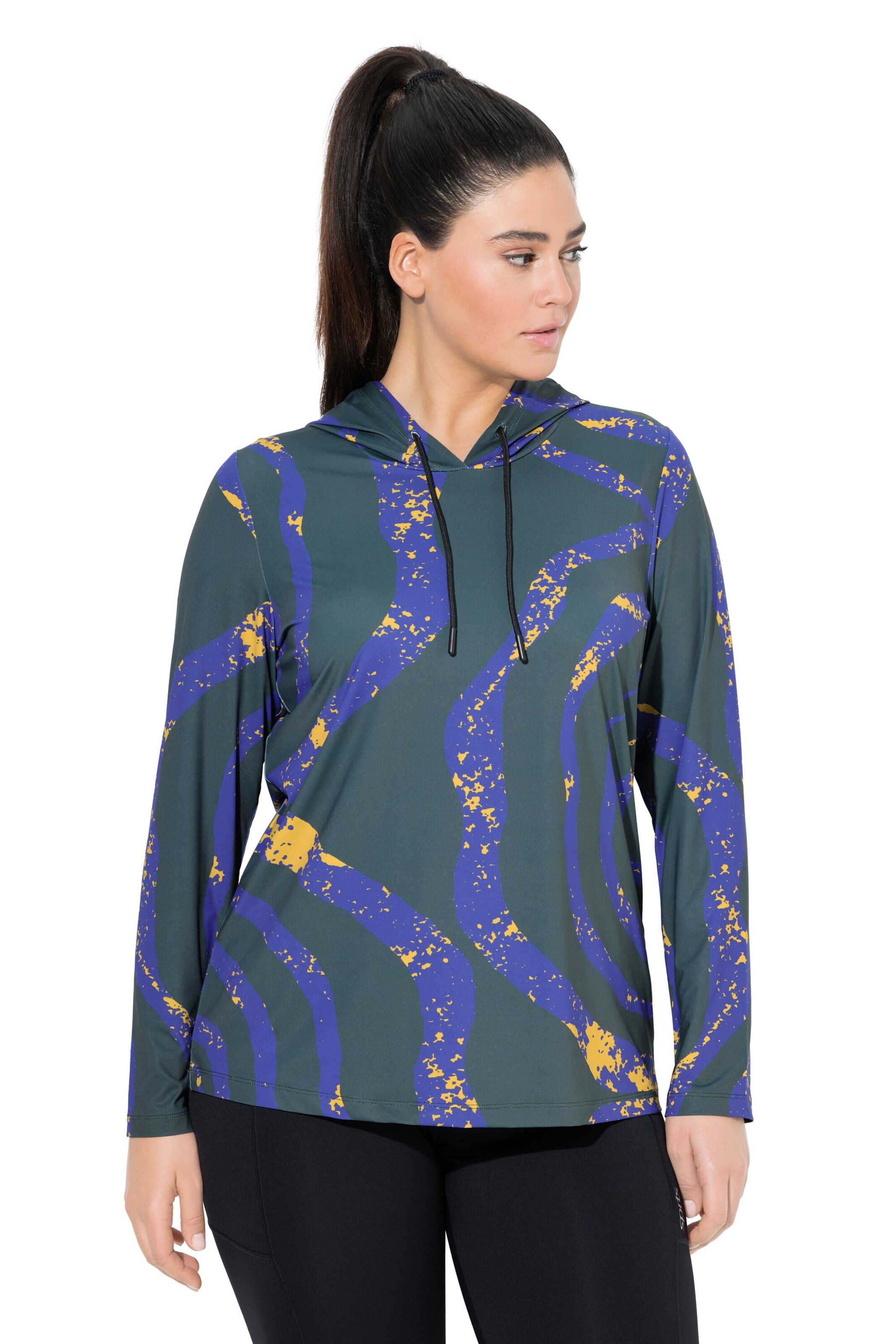 Ulla Popken Shirt in Groen: voorkant