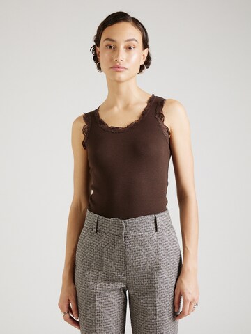 Fransa Top in Brown: front