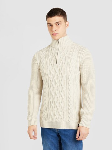 Superdry Pullover 'Jacob' i beige: forside