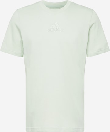 ADIDAS SPORTSWEAR - Camisa funcionais 'Studio Lounge' em verde: frente