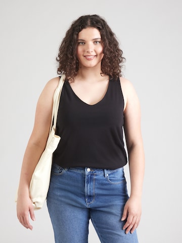 ONLY Carmakoma Top 'CARTIME' in Black: front