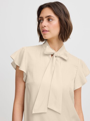ICHI Bluse 'Stinea' in Beige