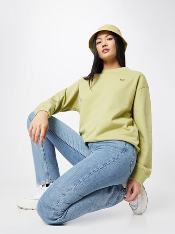 LEVI'S ® Sweatshirt 'Standard Crew' in Yellow