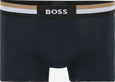 BOSS Orange Boxers 'Motion' en bleu nuit / cappuccino / noir / blanc, Vue avec produit