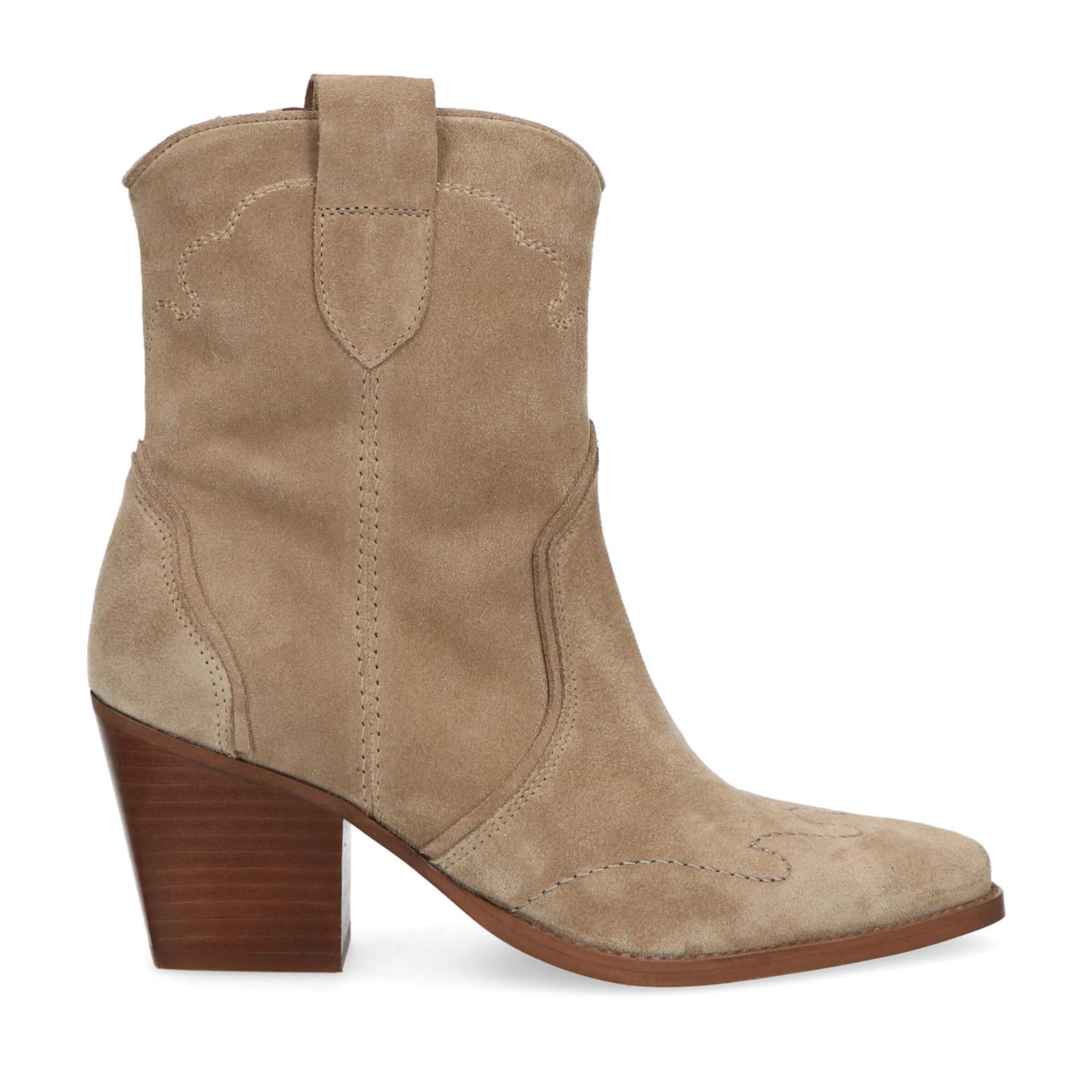 MANFIELD Cowboystiefel 'Niedrige' in Beige