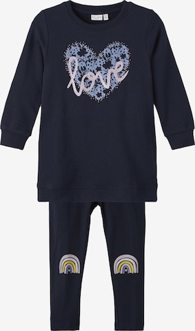 NAME IT Pyjamas 'Veronika' i blå: framsida