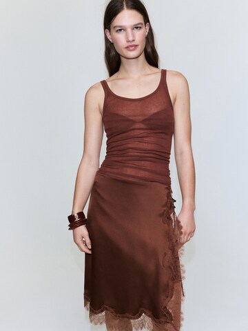 MANGOSuknja - smeđa boja