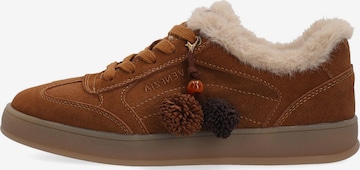 VENEZIA Platform trainers in Brown: front