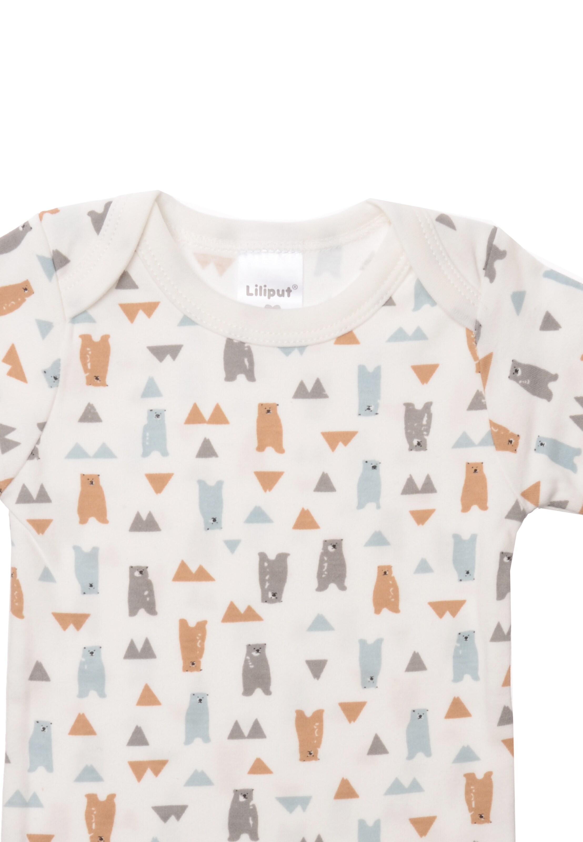 LILIPUT Romper/Bodysuit 'Bärchen' in Grey