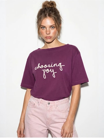 Bianco Lucci Shirt in Purple: front