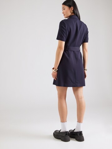 Morgan - Vestido camisero en azul
