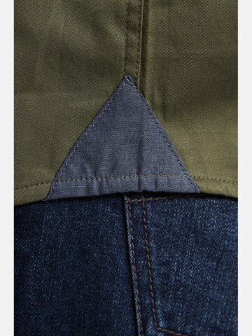 Jan Vanderstorm Comfort fit Button Up Shirt 'Maginhard' in Green