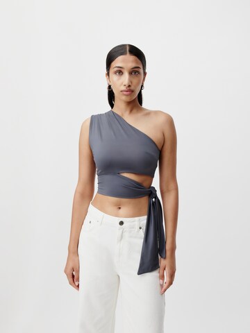 Top 'Leia' di LeGer by Lena Gercke in grigio: frontale