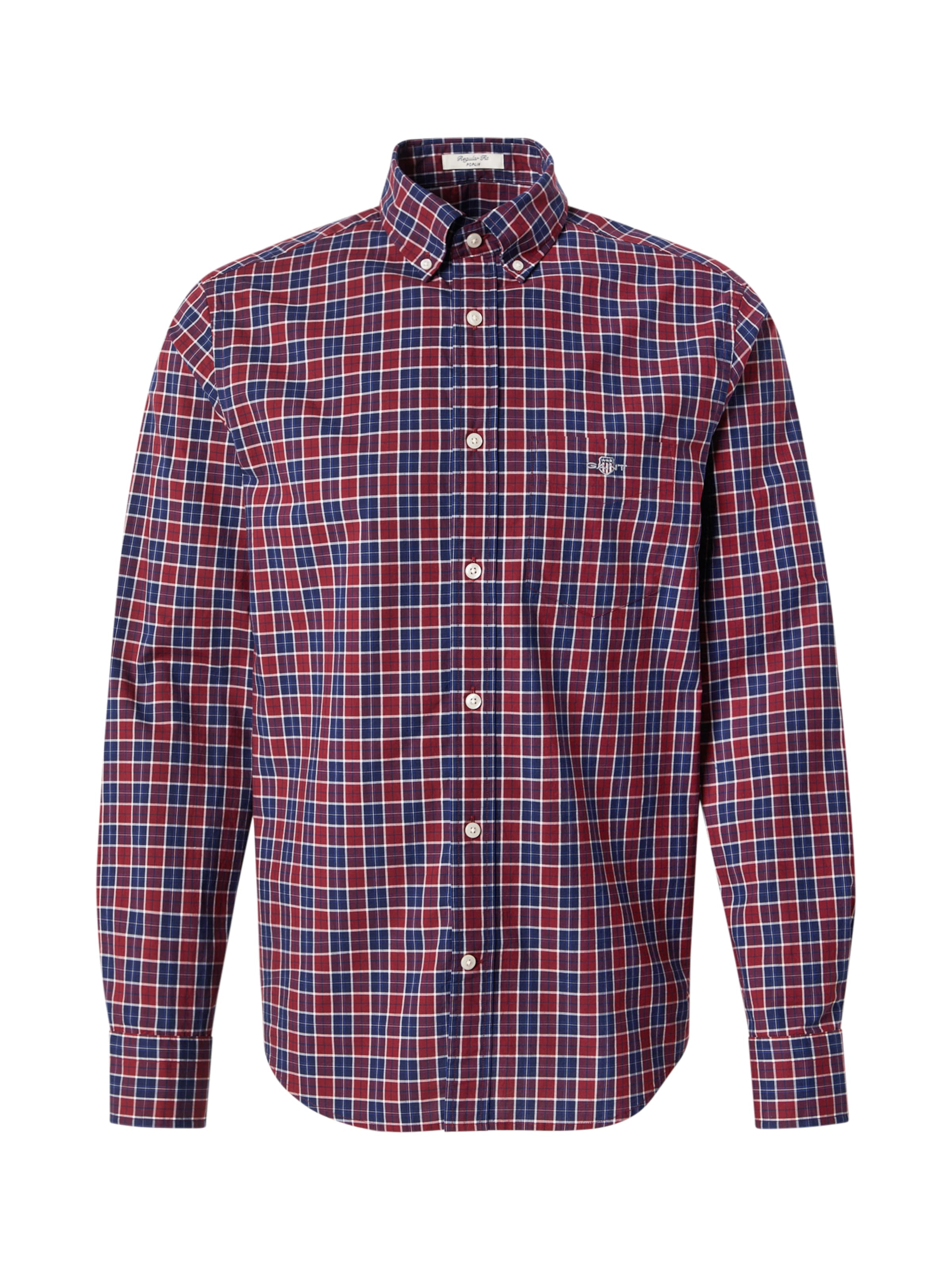 sarkans GANT Standarta piegriezums Krekls 'CLASSIC': no priekšpuses