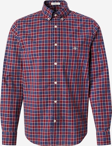 GANT Regular Fit Paita 'CLASSIC' värissä punainen: etupuoli