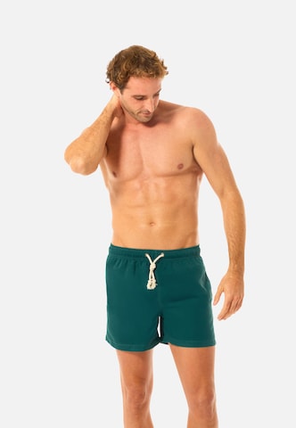 Gassa d'Amante Zwemshorts 'Forte Dei Marmi' in Groen: voorkant