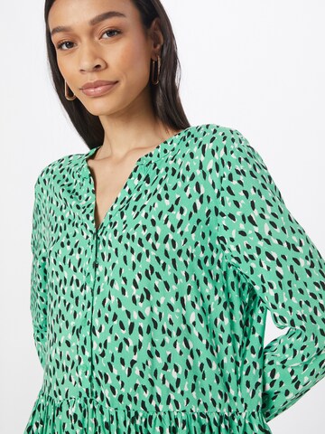 ICHI Shirt Dress in Green