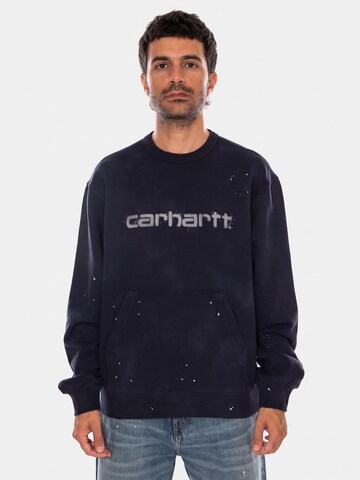 Carhartt WIP Sweatshirt 'PAINTER SWEAT DARK NAVY' in Blauw