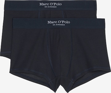 Marc O'Polo Boxershorts ' Iconic Rib ' in Blauw: voorkant