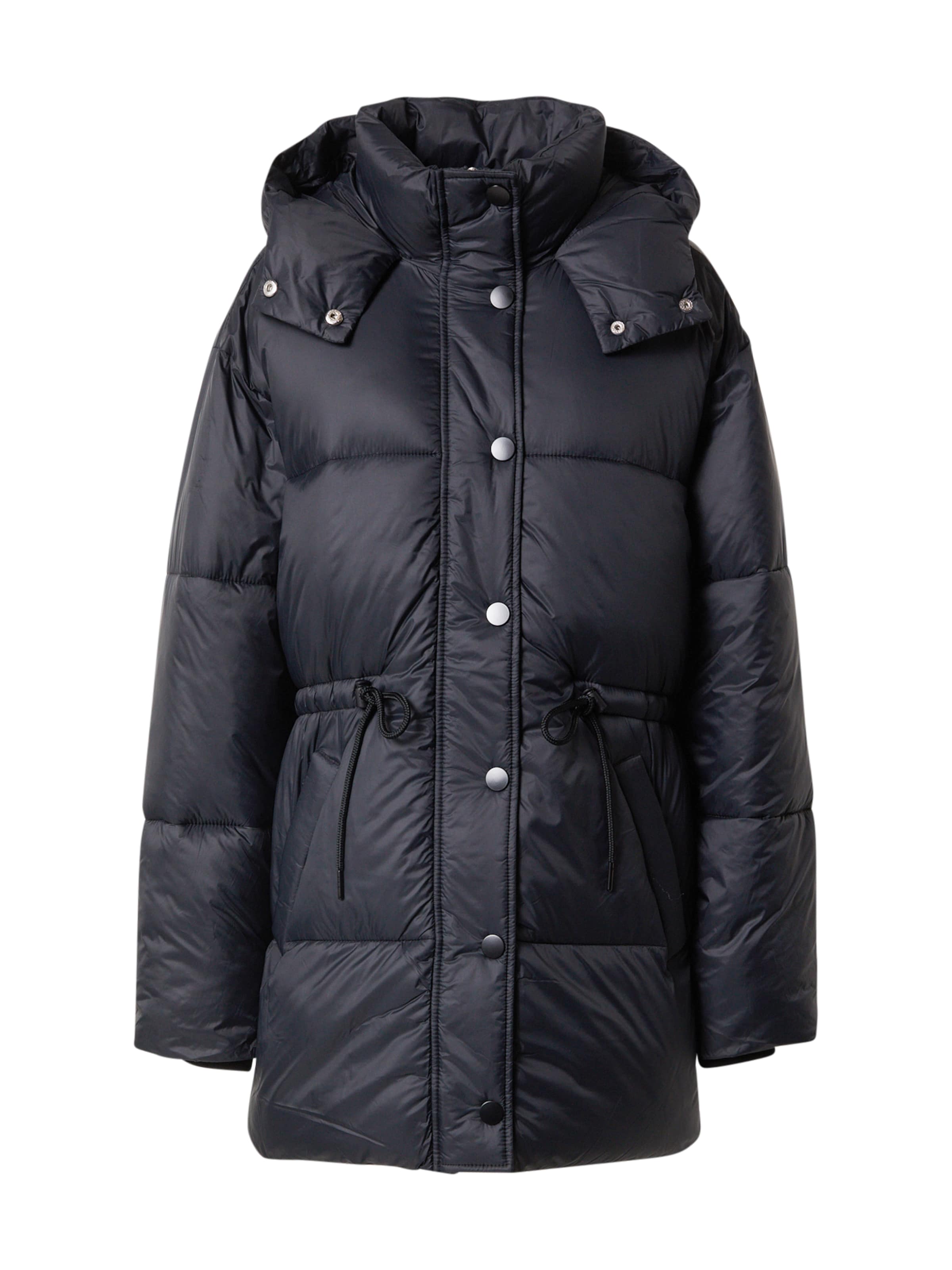 Abercrombie & Fitch Parka 'POLY' in Blau: Vorderseite