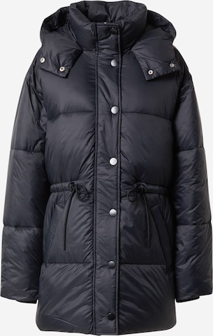 Manteau d’hiver 'POLY' Abercrombie & Fitch en bleu : devant