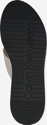 Calvin Klein Jeans Regular Pantoletter i beige