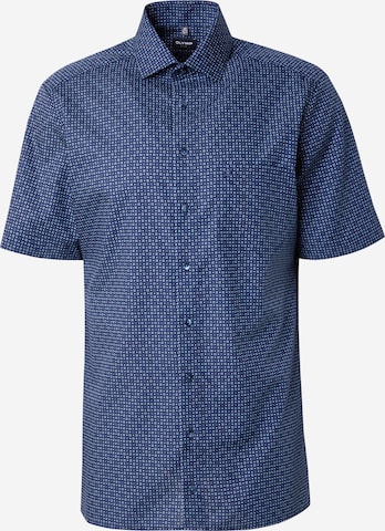 Chemise OLYMP en bleu : devant