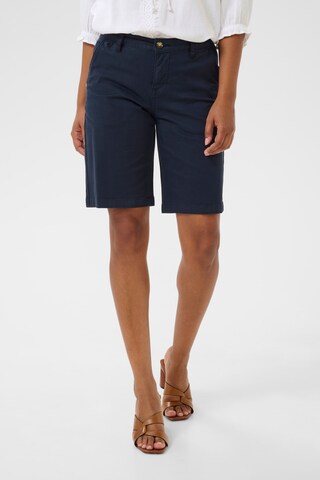 Cream Loosefit Shorts 'Berta' in Blau: Vorderseite