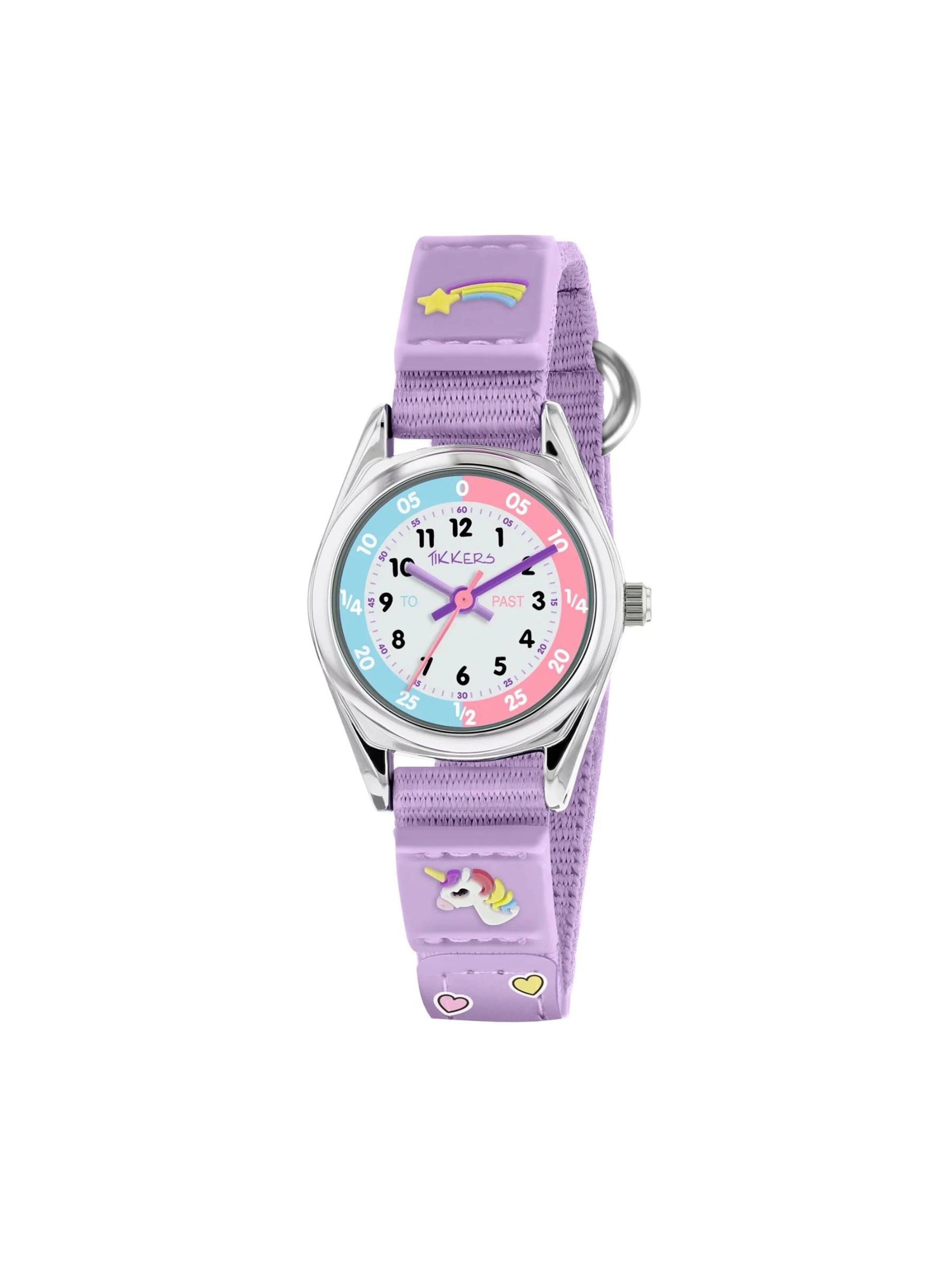 Tikkers Watch in Purple: front