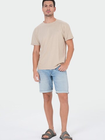 M.O.D MIRACLE OF DENIM Shirt in Beige: front