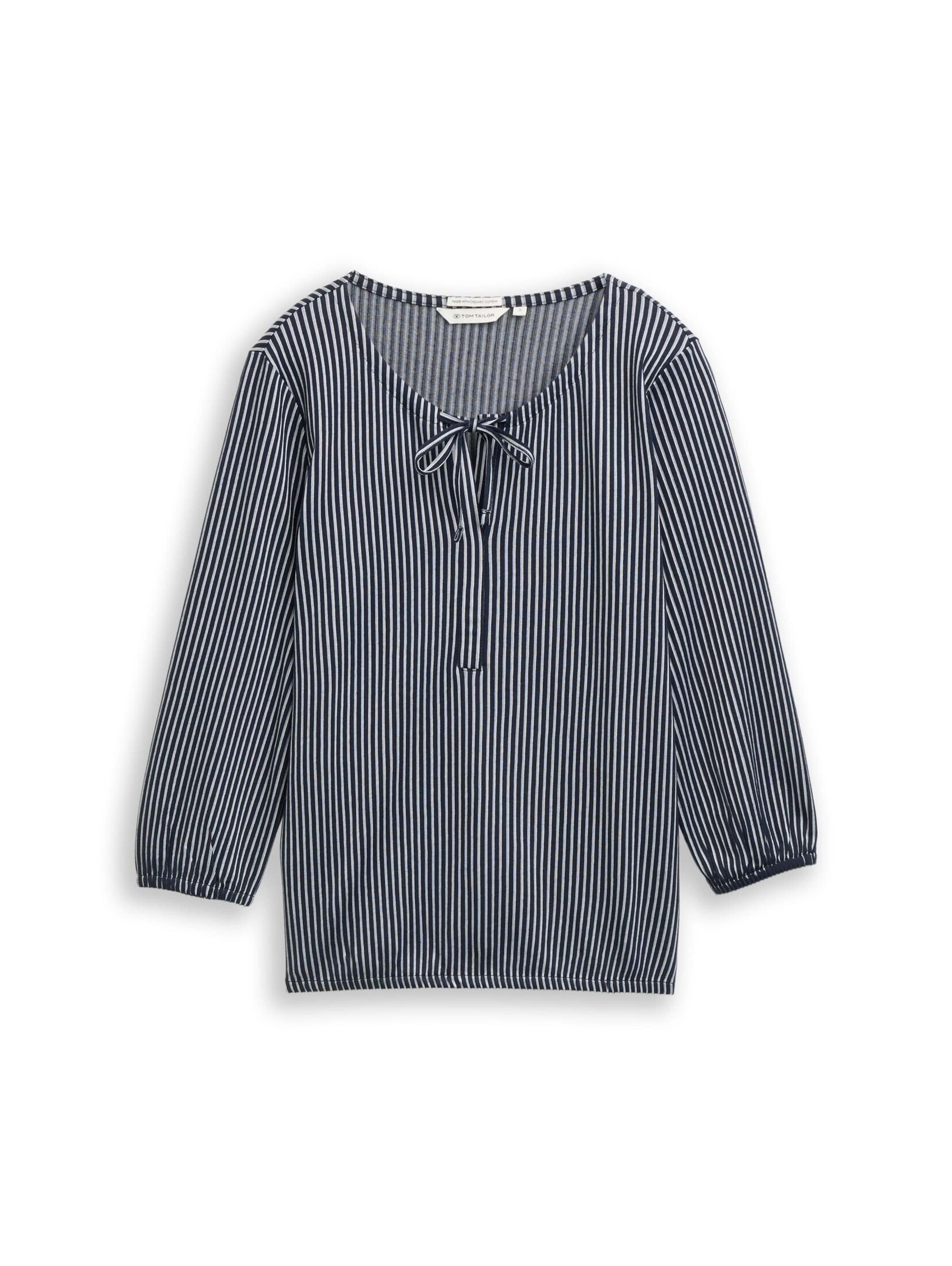 Chemisier TOM TAILOR en noir : devant