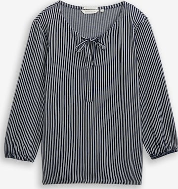 Chemisier TOM TAILOR en noir : devant