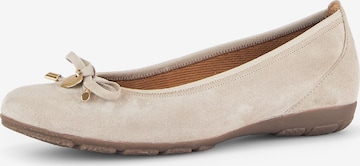 GABOR Ballerina in Beige: Vorderseite