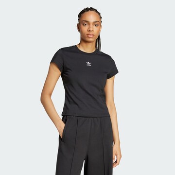 ADIDAS ORIGINALS Футболка 'Essentials' в Черный: спереди