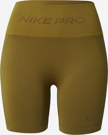 NIKE Skinny Παντελόνι φόρμας σε πράσινο: μπροστά