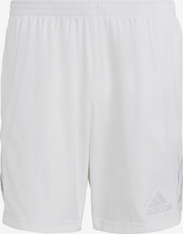 ADIDAS SPORTSWEAR Workout Pants 'Own the Run' in White: front
