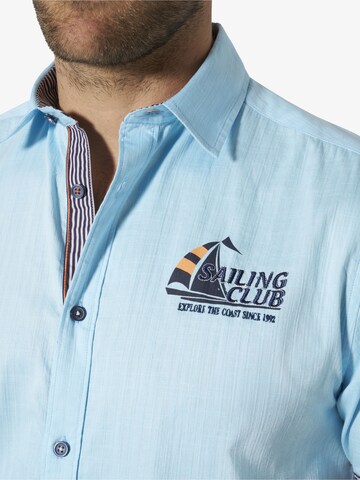 BABISTA Regular fit Button Up Shirt 'Carvili' in Blue