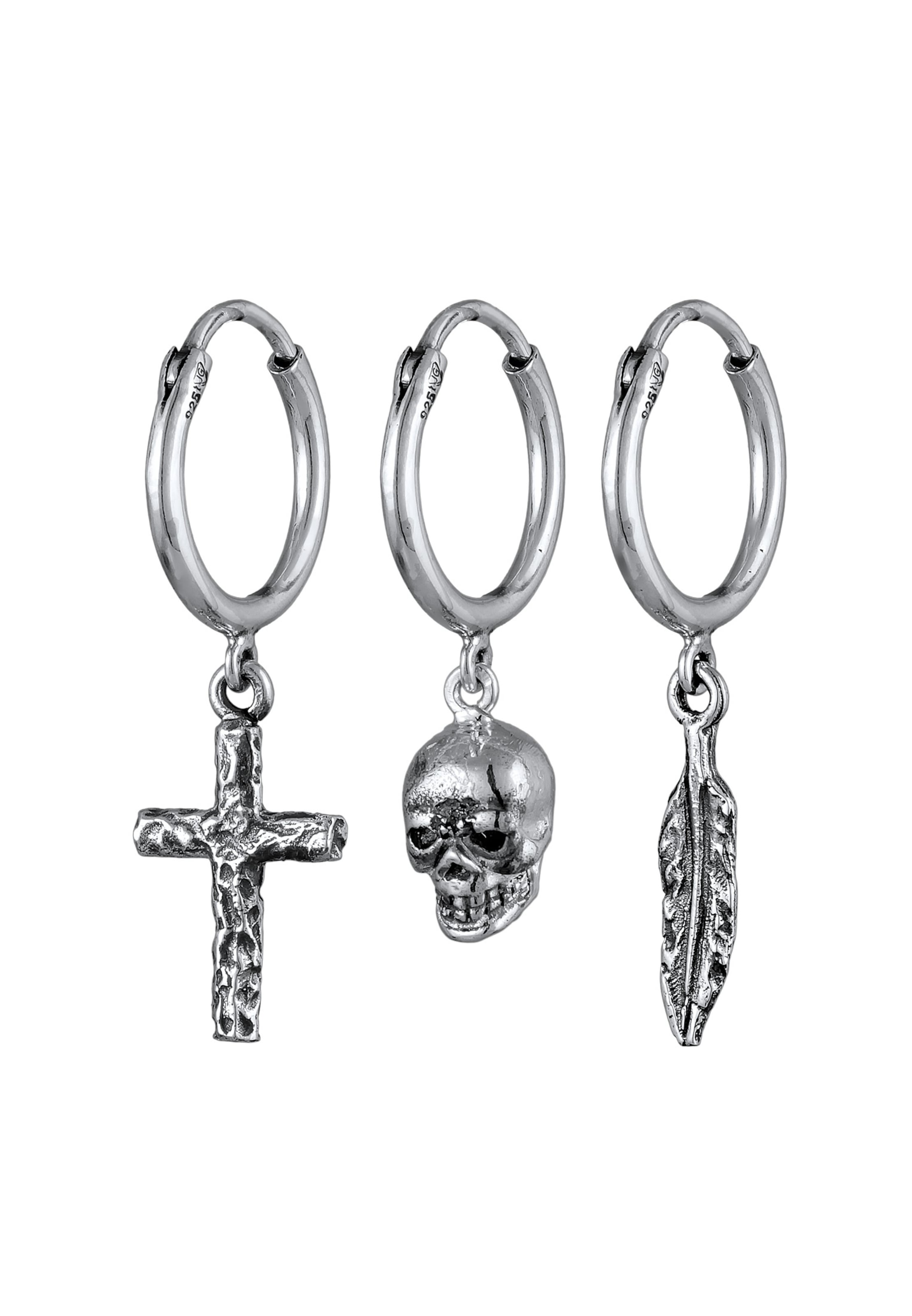 KUZZOI - Brinco em prata: frente