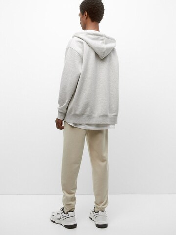 Pull&Bear Tapered Hose in Grau