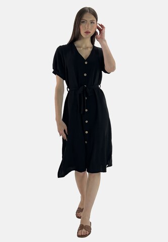 Abito camicia di Elara in nero