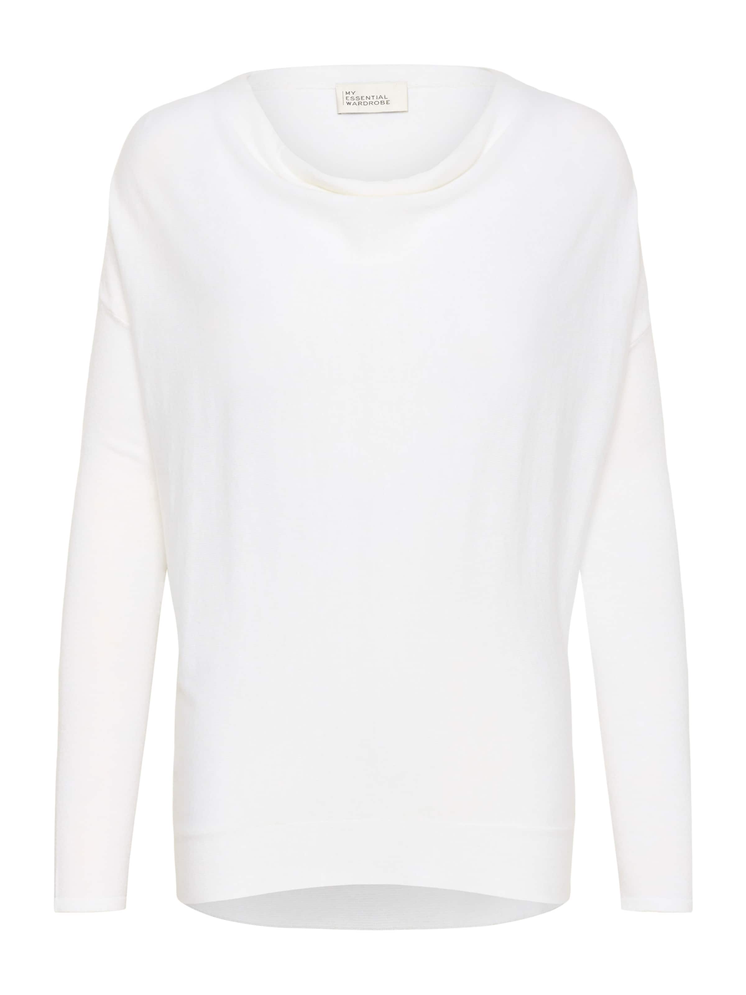 Pullover 'Polly' di My Essential Wardrobe in bianco: frontale