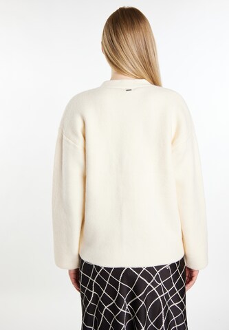 DreiMaster Klassik Knit cardigan 'Casnagie' in White