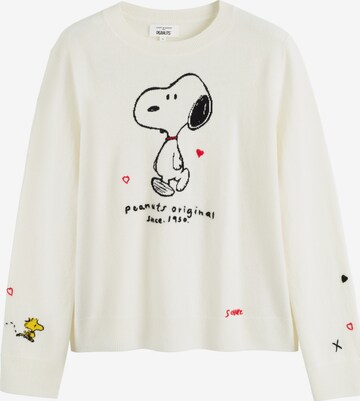 Chinti & Parker Svetr 'Snoopy Original' – béžová: přední strana