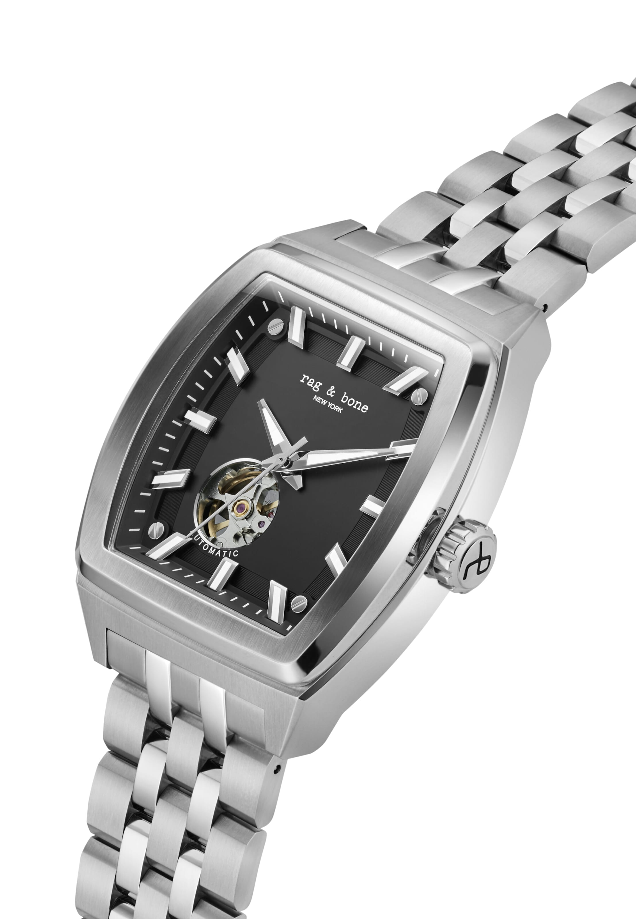 rag & bone Analog watch ' Mercer  ' in Silver